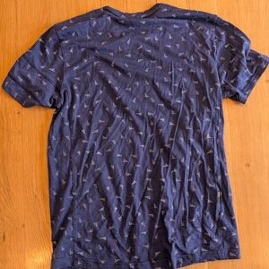 Men's Blue Graphic T-Shirt